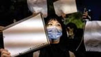 Demonstrationen in China: Wir wollen keine PCR-Tests, wir wollen Freiheit