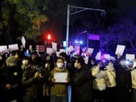 Proteste in China: Zahlreiche Festnahmen bei Protesten in China