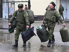 Keine zweite Mobilisierungswelle: Russland hat 300.000 neue Reservisten ausgebildet