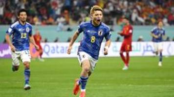 Fußball-WM: Japan schlägt Spanien mit 2:1