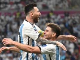 Fußball-WM: Messi trifft, Argentinien erreicht Viertelfinale