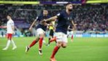 WM in Katar: Weltmeister Frankreich zieht ins Viertelfinale ein