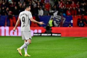 Drei-Spiele-Sperre gegen Lewandowski in Spanien bestätigt