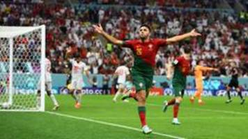 FIFA-WM-Achtelfinale: Portugal schlägt die Schweiz 6:1