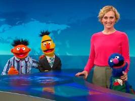 Sesamstraße ist Tagesthema: Caren Miosga interviewt Ernie und Bert