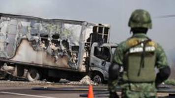 29 tote bei kämpfen nach festnahme von el chapo-sohn in mexiko