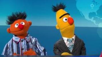 50 Jahre Sesamstraße: Ernie und Bert bei den tagesthemen