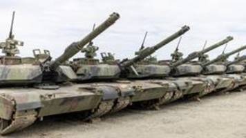USA liefern der Ukraine 31 Abrams-Kampfpanzer