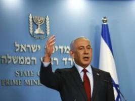 Israel: Netanjahu kündigt starke Reaktion auf Anschläge an
