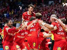 Finale der Handball-Giganten: Dänemark holt drittes WM-Gold in Folge