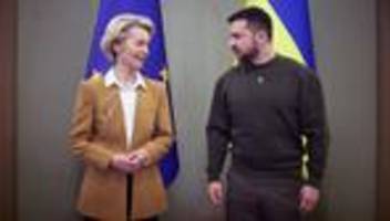 Ukrainekrieg: Ursula von der Leyen kündigt zehntes Sanktionspaket gegen Russland an