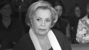 Trauer um Schauspielerin: Nadja Tiller ist tot