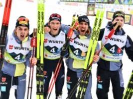 Nordische Ski-WM: Deutsche Langlauf-Staffel holt überraschend Bronze
