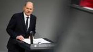 Bundestag: Olaf Scholz gibt Regierungserklärung ab