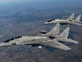 Kiews Forderungen erfüllt: Polen liefert vier Kampfjets an die Ukraine