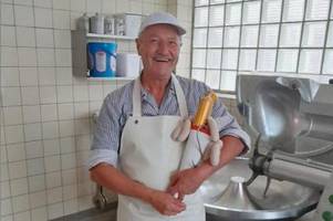 Der älteste Azubi Bayerns: Heinz Waldenmaier ist 67 - und will Metzger werden
