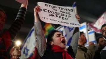 Erneut Massenproteste gegen Justizreform in Israel