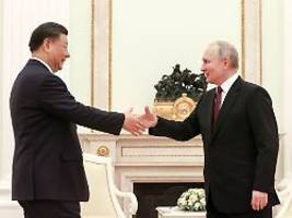 Der große und der kleine Freund: Xi und Putin geht es um Bilder, nicht um Frieden