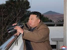 Kim Jong Un soll zufrieden sein: Nordkorea probt atomaren Gegenangriff