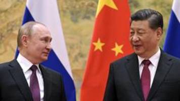 Staatsbesuch in Moskau: Putin empfängt Xi