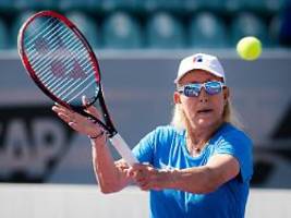 Vier Monate nach Schock-Diagnose: Tennis-Ikone Navratilova überwindet Krebserkrankung