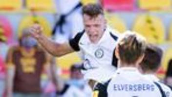 3. Liga: Elversberg beendet mit Glück Sieglos-Serie: 2:1 in Verl