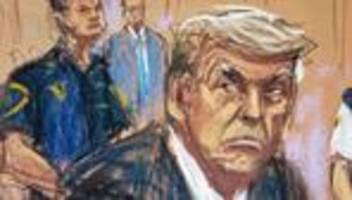 New York: Donald Trump plädiert vor Gericht auf nicht schuldig