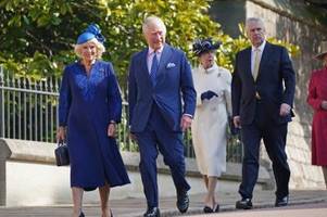 royals feiern ostern in windsor - auch prinz andrew dabei