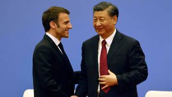 heftige kritik von röttgen - macrons china-reise ist ein „pr-coup für xi“