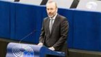 europäische union: evp-chef manfred weber warnt vor migrationskrise