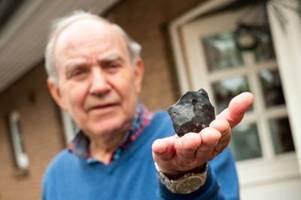 meteorit trifft haus in schleswig-holstein