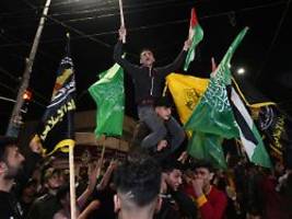 waffenruhe seit samstagabend: israel und islamischer dschihad stellen kämpfe ein