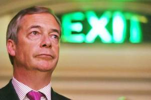 Brexit-Treiber Nigel Farage: Der Brexit ist gescheitert
