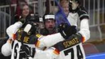 Eishockey-WM: Deutschland besiegt die Schweiz und steht im Halbfinale