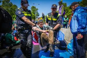 Klima-Protest: Hunderte Festnahmen in Den Haag