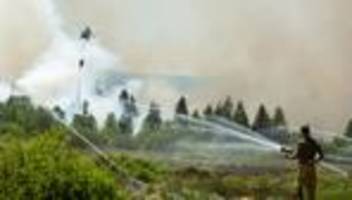 brände: moorbrand im grenzgebiet: löscharbeiten dauern an