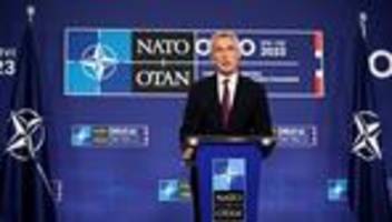 Nato-Außenministertreffen: Stoltenberg bekräftigt Willen zur Aufnahme der Ukraine in die Nato