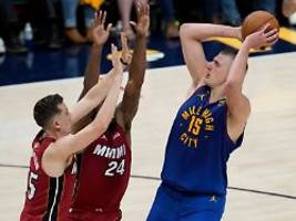 Keine Chance für Miami: Nuggets legen stürmisch in NBA-Finals los