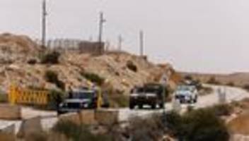 Israelisch-ägyptische Grenze: Drei israelische und ein ägyptischer Soldat bei Schusswechsel getötet