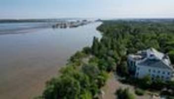 Kachowka-Staudamm: Die Stadt ist überflutet