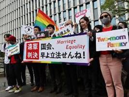 verfassungswidrige situation: in japan wächst die hoffnung auf die ehe für alle