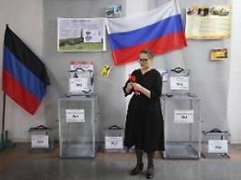 in den besetzten gebieten: russland will wahlen in der ukraine abhalten