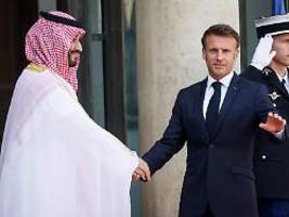 Unterstützung bei Verteidigung: Macron und Saudi-Kronprinz rücken zusammen