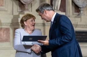 Ex-Kanzlerin Merkel erhält den bayerischen Verdienstorden