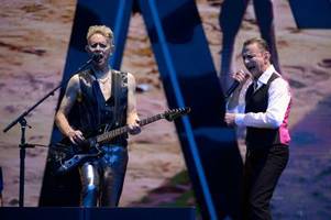 depeche mode in münchen: regentänze im stadionrund