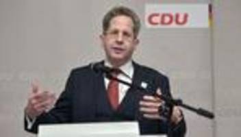 ex-verfassungschutzpräsident: bundes-cdu kündigt sorgfältige beratungen über maaßen an
