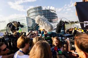 EU-Naturschutzgesetz: Thunberg protestiert vor EU-Parlament