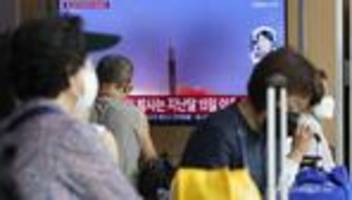 raketentest: nordkorea feuert laut süden erneut ballistische rakete ab