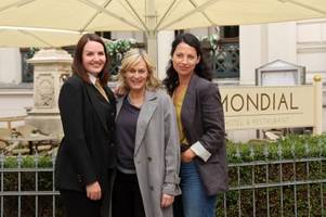 Dreharbeiten für neue Folgen der ZDF-Serie Hotel Mondial