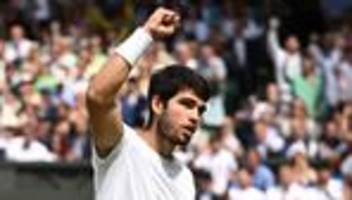 tennis: alcaraz besiegt Đoković im wimbledon-finale